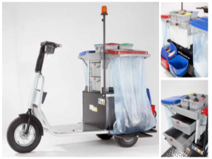 Tracteur électrique avec cleaning kit