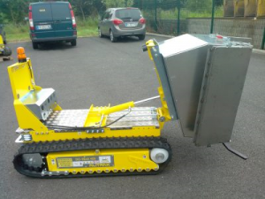 Véhicule électrique sur chenilles