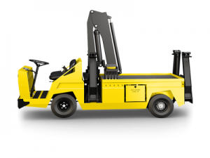 Camion-grue électrique